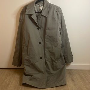 Gray trench coat